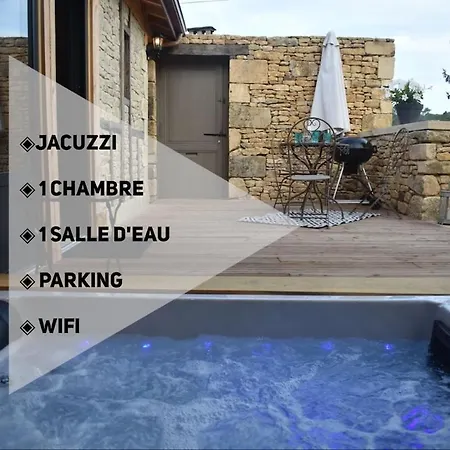 L'atelier Gilbert House, Private Jacuzzi, Parking Vézac
